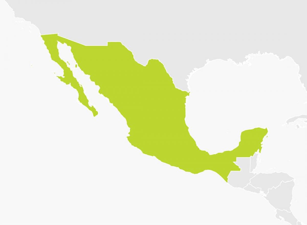 kaart van Mexico png