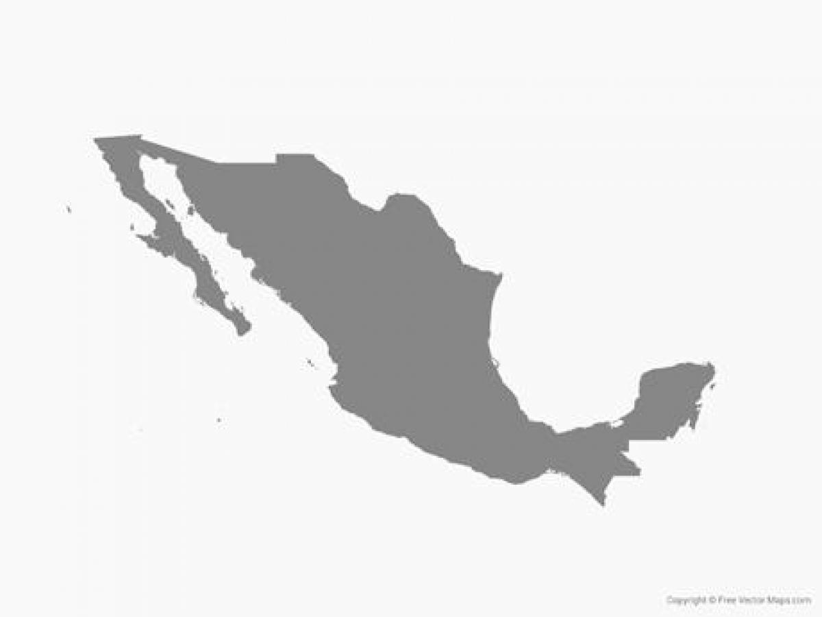 Mexico vector kaart