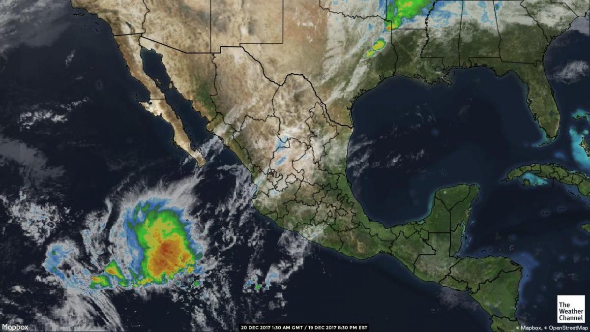 weather radar kaart Mexico