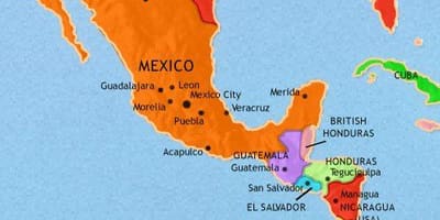 Mexico-amerika kaart bekijken