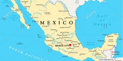 Mexico kaart steden