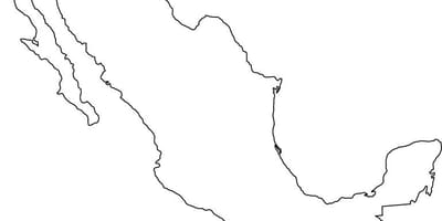 Mexico kaart overzicht