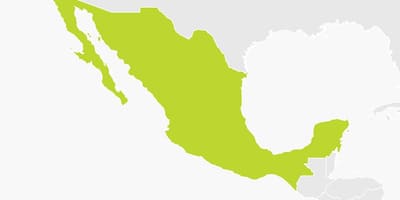 Kaart van Mexico png
