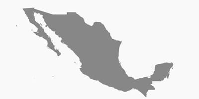 Mexico vector kaart
