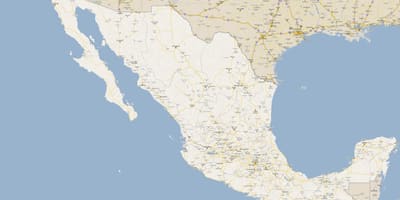 Kaart van Mexico stadion