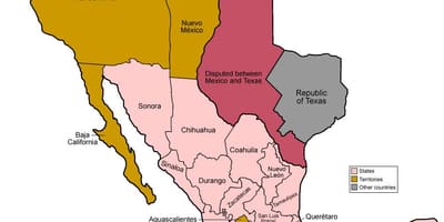 Originele mexicaanse kaart